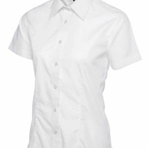 Uneek Ladies Poplin Half Sleeve Shirt