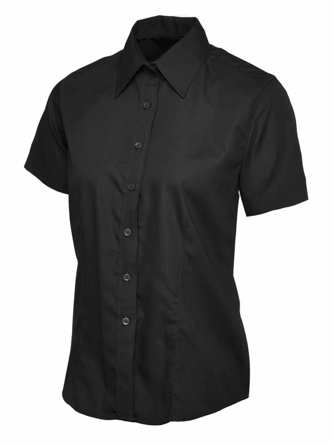 Uneek Ladies Poplin Half Sleeve Shirt