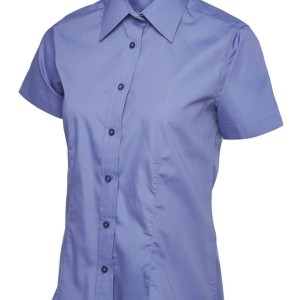 Uneek Ladies Poplin Half Sleeve Shirt