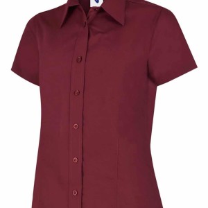 Uneek Ladies Poplin Half Sleeve Shirt