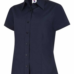 Uneek Ladies Poplin Half Sleeve Shirt