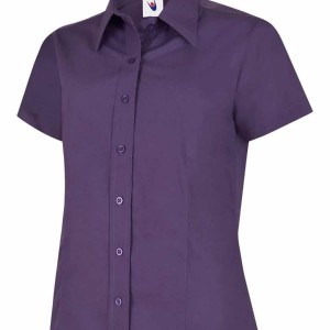 Uneek Ladies Poplin Half Sleeve Shirt