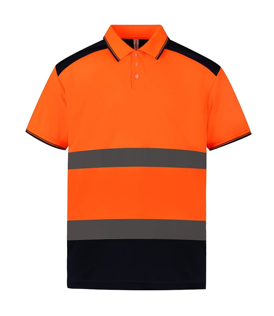 Yoko Two Tone Short Sleeve Polo Shirt