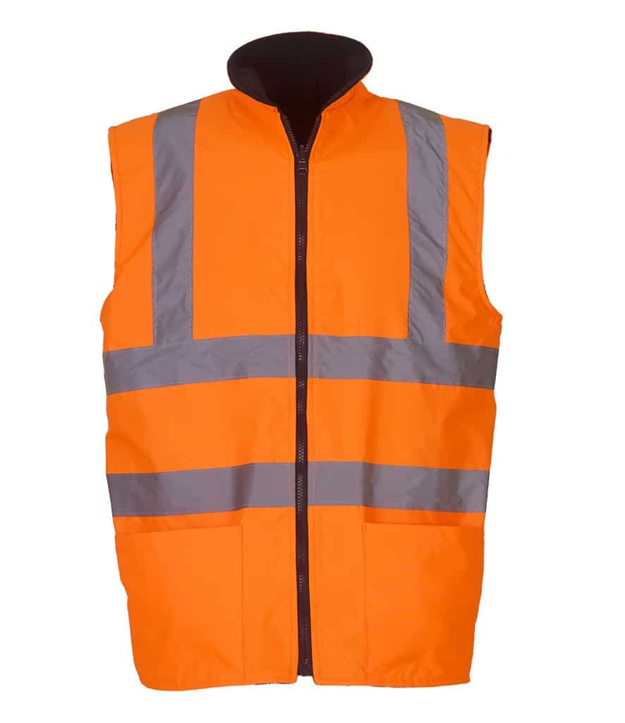 Yoko Hi-Vis Reversible Fleece Bodywarmer