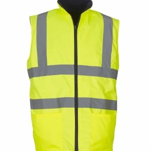 Yoko Hi-Vis Reversible Fleece Bodywarmer