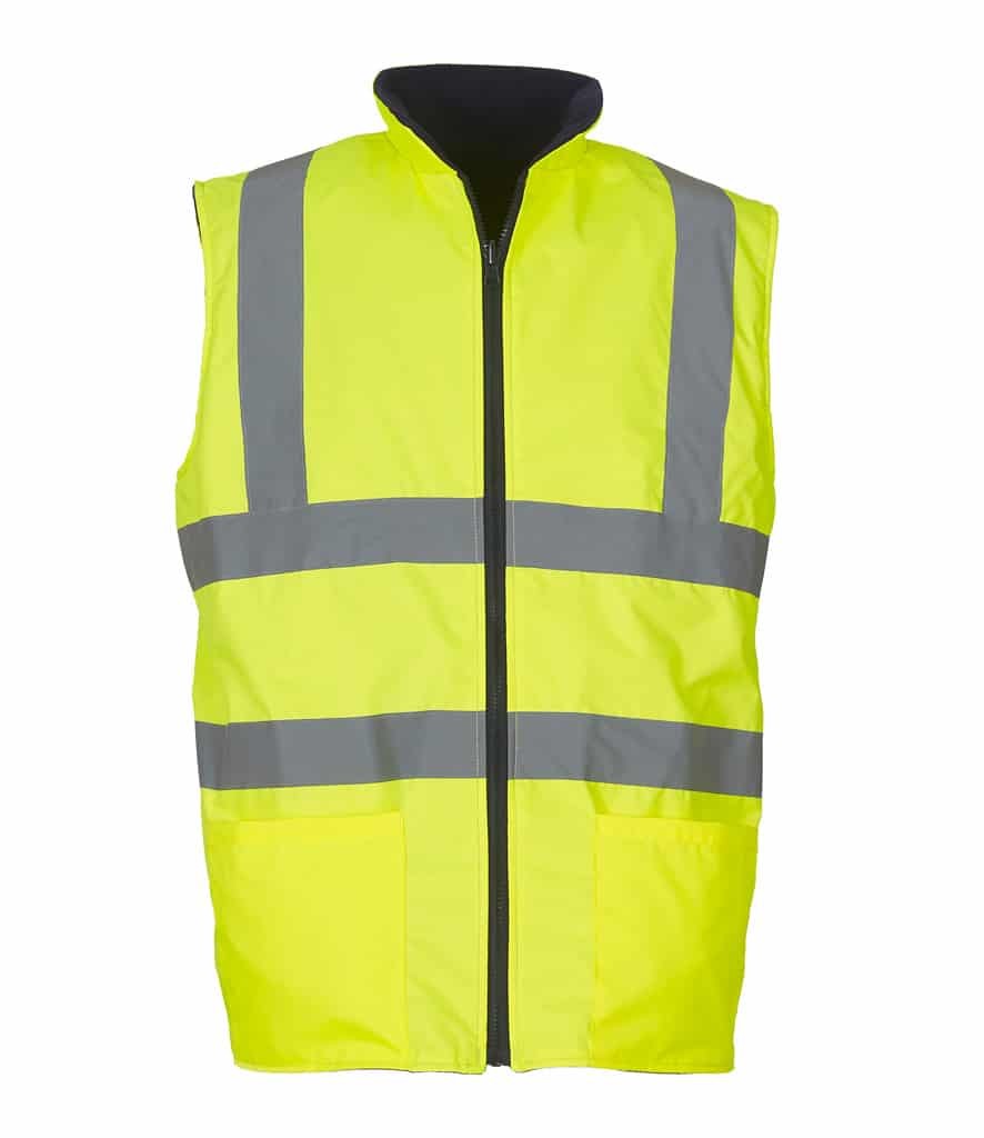 Yoko Hi-Vis Reversible Fleece Bodywarmer