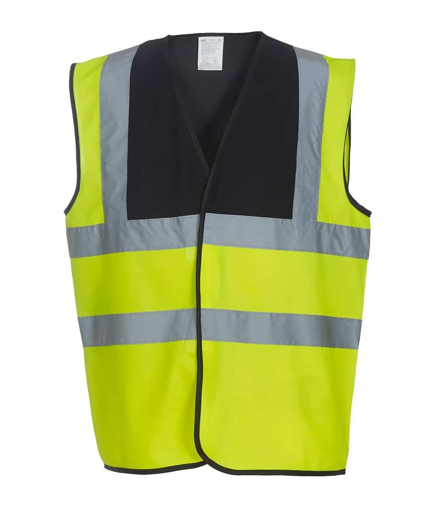 Yoko Hi-Vis Two Band and Braces Waistcoat