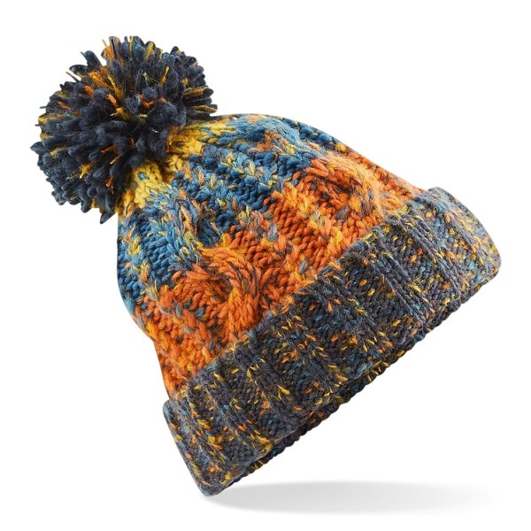 Beechfield Corkscrew Pom Pom Beanie