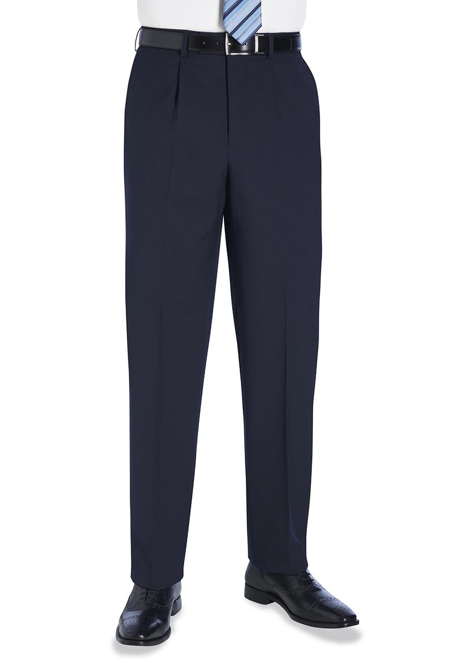 Men's Brook Taverner Langham Single Pleat Trouser